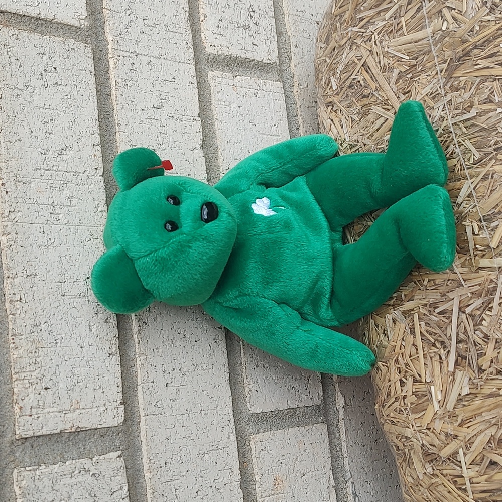 Ty green beanie baby - Picture 3 of 7